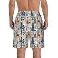 thumbnail image 3 of Naloa Llama and Cactus1 Men's Beach Shorts, Surfing shorts, Swim trunks, Quick Dry Swim Trunks for Surfing Beach Fun - Large, 3 of 9