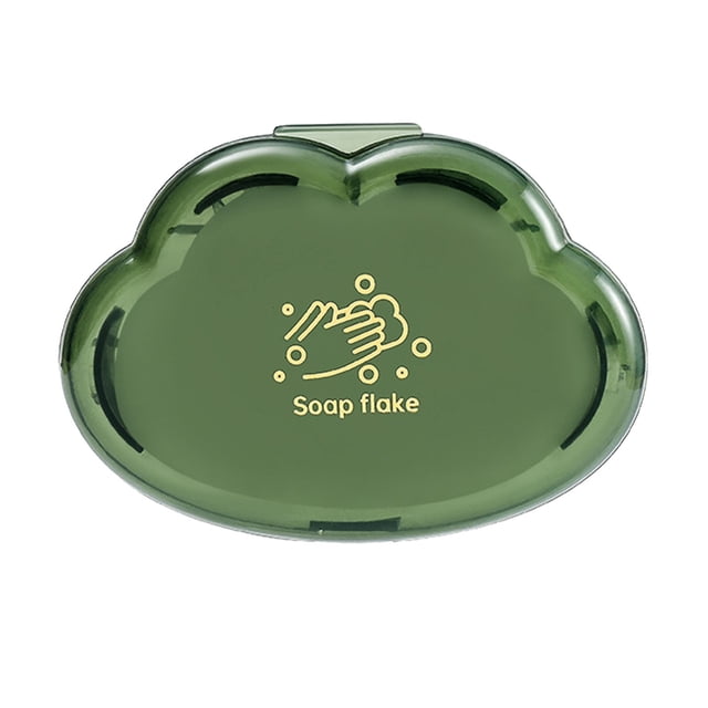Gibobby 2 cajas de papel de jabón en caja de viaje portátil, cada caja de 50 , de jabón, solución de jabón versátil para senderismo, camping(Verde)