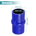 thumbnail image 3 of Unique Bargains Universal 46mm 1.81" ID Straight Hump Coupler Silicone Hose 103mm Long Intercooler Tube Piping Blue, 3 of 6