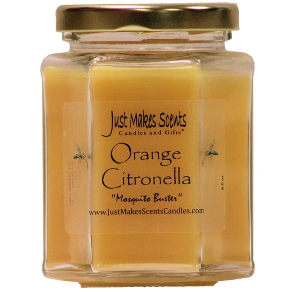 Orange Citronella Candle -Just Make's Scents Candles & Gifts