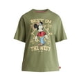 thumbnail image 4 of Disney Mickey Mouse Women's Graphic Tee with Short Sleeves, Sizes XXS-XXL, 4 of 4