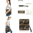 thumbnail image 3 of ZUXONGSY Boho Mandala Bear Print Casual Shoulder Bag with Leather Wallet for Women, Fashion Top-Handle Handbags with Purse for Shopping Working, 3 of 4