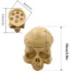 thumbnail image 2 of Soporte de cabeza de calavera de resina polivinílica para portavasos de tinta de pigmento de tatuaje de 7 agujeros Sincero Hogar, 2 of 4
