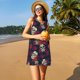 thumbnail image 3 of Fotbe Roses Skulls Vestido de Verano sin Mangas para Mujer – Vestido Midi Línea A, Estilo Camiseta Floral, Vestido Playero Casual y Fluido, 3 of 7