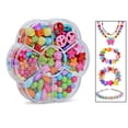 thumbnail image 3 of Pulsera de cuentas para niños,Kit de cuentas de bricolaje para hacer joyas para niños,Manualidades para collares y pulseras para niños con cuentas acrílicas,Niñas haciendo manualidades con, 3 of 8
