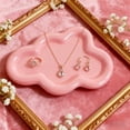 thumbnail image 4 of Resin Jewelry Tray Small Plate Cloud Small Plate Cute Storage Tray Bedside Dressing And Ring Plate Home () Rolling Drying Rack Dish Pads for Drying Dish Draining Mat for Kitchen Counter Counter Mat, 4 of 9