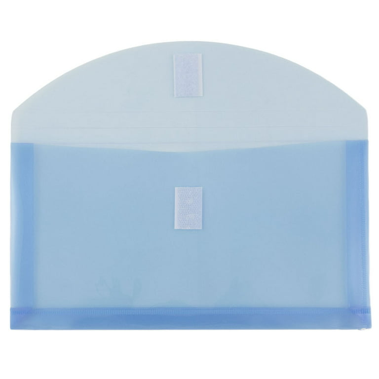 Plastic Business Envelope with Hook Look Closure. Business