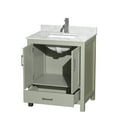thumbnail image 3 of Wyndham Collection WCS141430SLGCMUNSMXX Sheffield 30" Free Standing Single Basin Vanity, 3 of 7