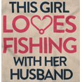 thumbnail image 2 of Wife Husband Loves Fishing Cute Girly Women Crewneck Sweatshirt Brisco Brands L, 2 of 5