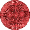 thumbnail image 1 of Ahgly Company Indoor Round Persian Red Traditional Area Rugs, 3' Round, 1 of 4