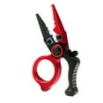 thumbnail image 1 of Yimiti Pince de Pêche Extracteur d'Hameçons Ouvre-Anneau Pince à Sertir Alliage d'Aluminium--Rouge Noir, 1 of 7