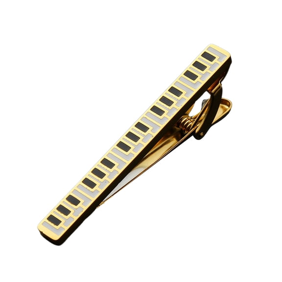COOLHOOD Creative Metal Punk Guitar Tie Clip Instrument Music Note Tie Pin Piano Necktie Buckle for Men's Necktie Accessories