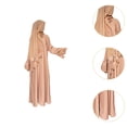 thumbnail image 6 of Milageto Muslim Dress Lady Gown Women Muslim Robe for Events Ethnic Festivals Banquet, 6 of 8