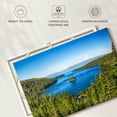 thumbnail image 6 of Elephant Stock Scenic View Of Emerald Bay Wall Art - Horizontal Canvas Wall Art - Living Room Wall Decor - Nature Canvas - Beige And Green Decor - 48" x 32", 6 of 8