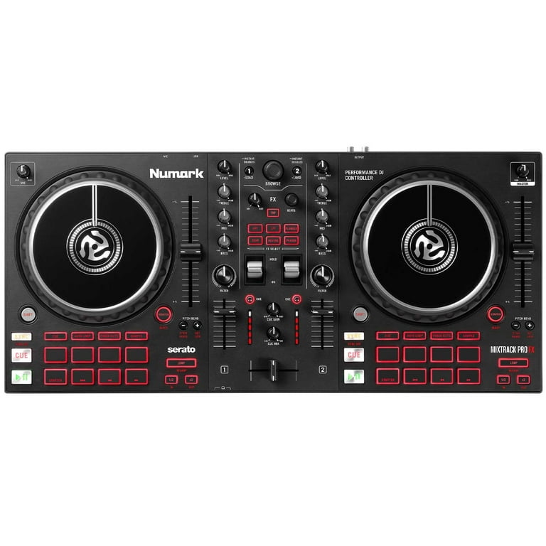 Mixtrack Pro FX Audio Sound System: 2-Deck DJ Controller Complete