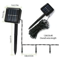 thumbnail image 6 of Moclever 40ft Solar String Lights, Cool LED Fairy String Light with 100 LEDs 8 Modes IP44 Waterproof Auto On/Off for Garden Patio Christmas Decor, 6 of 10