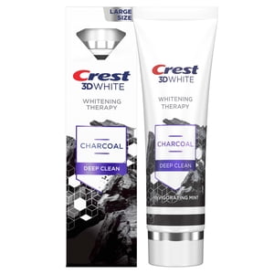 Crest 3D White Whitening Therapy Charcoal Toothpaste, 4.6 oz