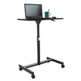 Mobile SitStand Desk Adjustable Height Laptop Desk Cart Ergonomic