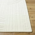 thumbnail image 2 of Hauteloom Alayja Wool Living Room, Bedroom Area Rug - Contemporary - Light Silver - 18" x 18" Sample, 2 of 5