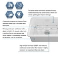 thumbnail image 2 of CASAINC 27" Fireclay Single Bowl Undermount Kitchen Sink with Bottom Grid and Drainer, 2 of 7
