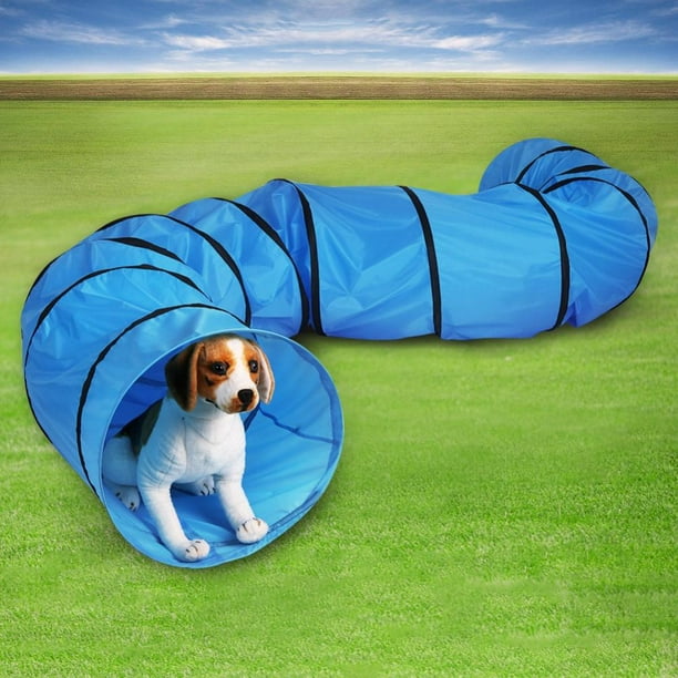 HERCHR Portable Foldable Pet Dog Cat Play Tunnel Indoor Outdoor Puppy