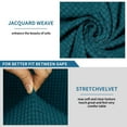 thumbnail image 4 of BH-JJSMGS Jacquard Chaise Lounge Cover,Modern Polar Fleece sectional Sofa slipcover,Stretch Left/Right Armchair Cover for loveseat L Shaped Sofa, 4 of 8