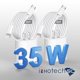 thumbnail image 1 of For Apple I Phone 15 /15 Pro/15 pro max USB C Wall Charger Fast Charging 2 pack 35W PD ( MFI Certified) Adapter with 10 ft USB C Braided Cable Compatible with IPhone 15/15Pro/15 ProMAX- 2 pack, 1 of 1