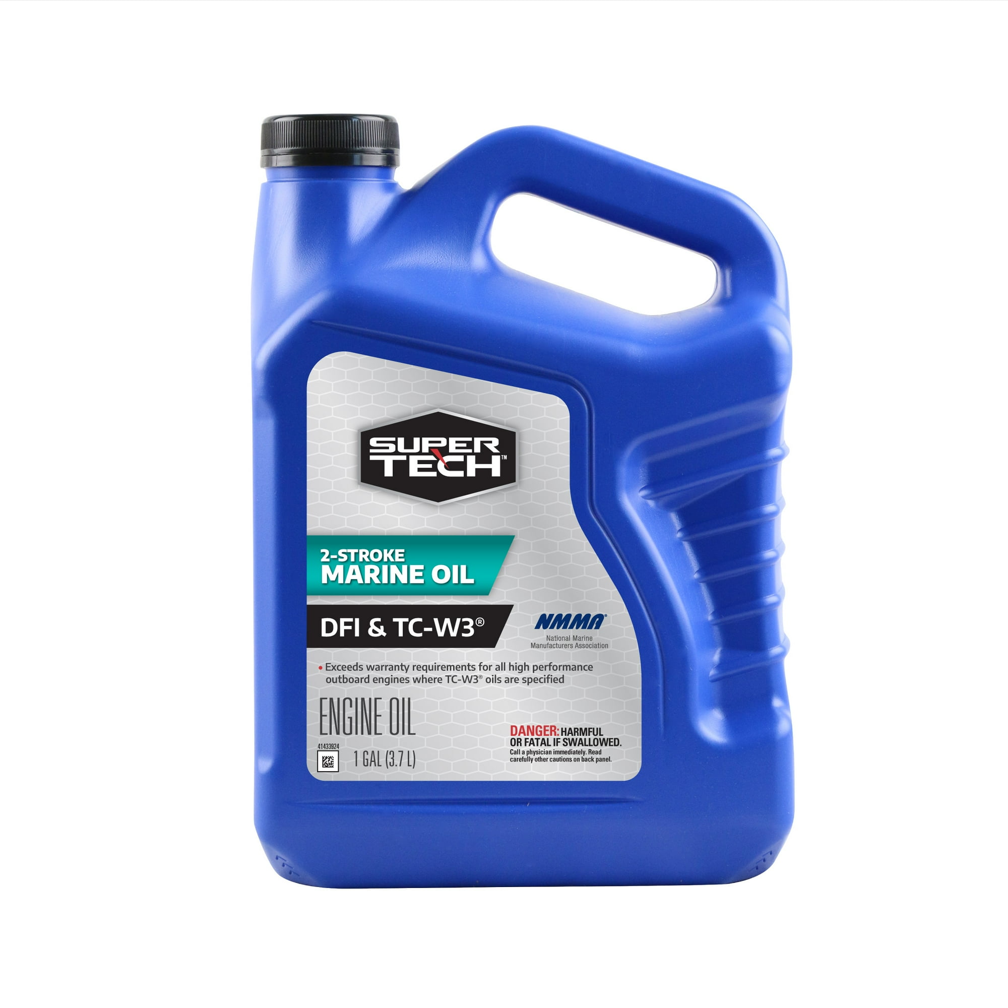 Super Tech TC-W3 High-Performance Marine Outboard 2 Cycle Engine Oil, 1 Gallon
