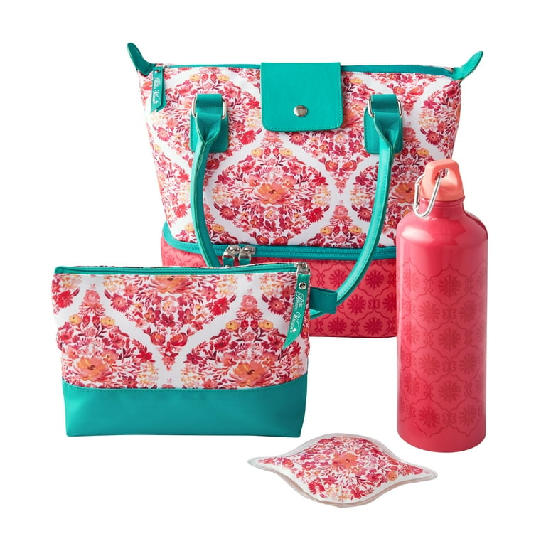 The Pioneer Woman Insulated Lunch Kit Set with Extra Bag Ice Pack