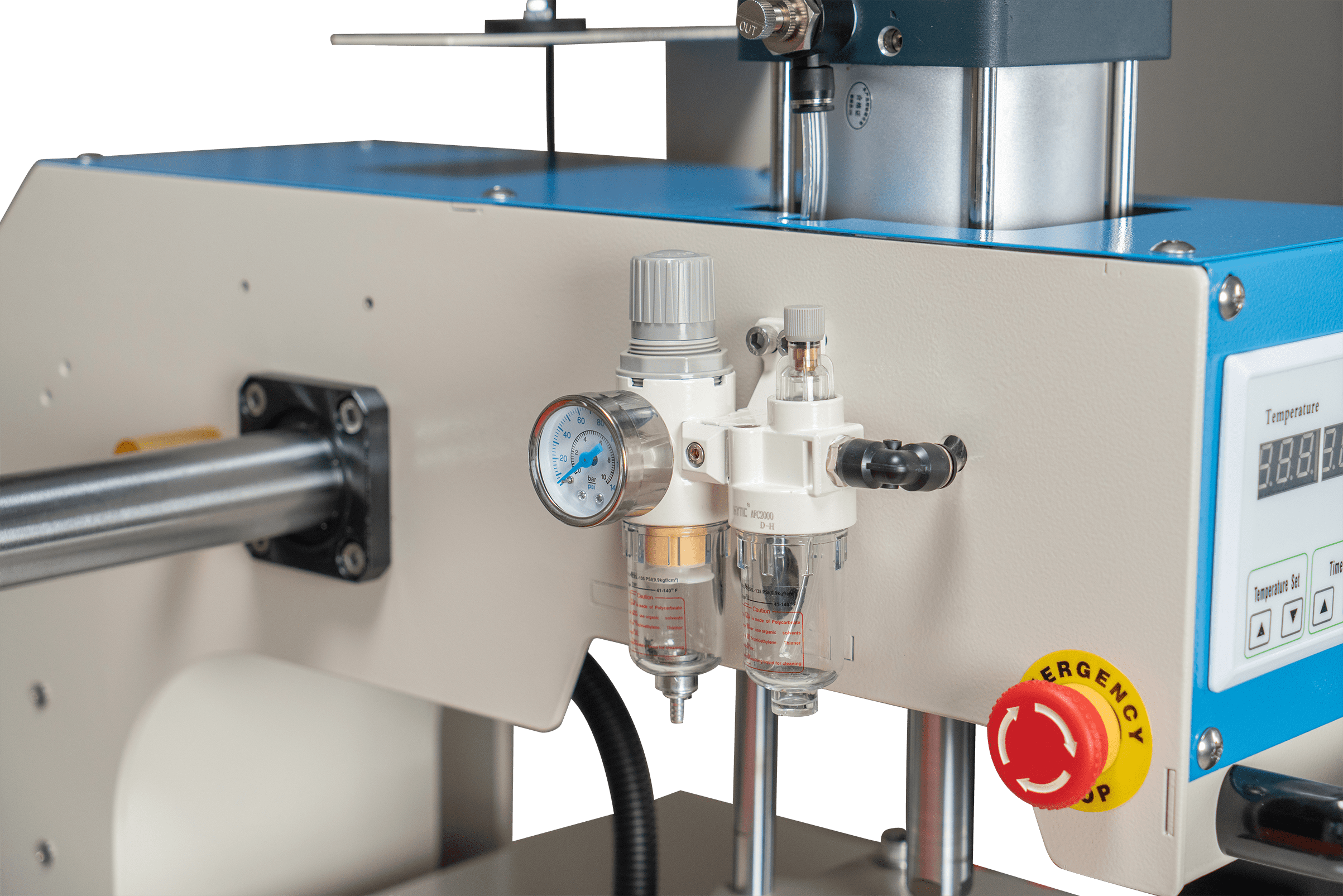 LIVIVOX 16x24 pneumatic up sliding dual platen heat press machine with infrared positioning