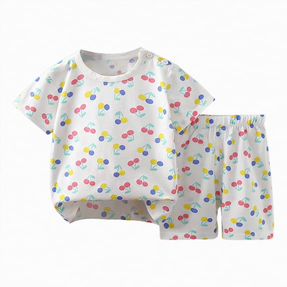 Hessimy Toddler Boy Summer Outfit Letters Short Sleeve T-shirt Top Elastic Waist Shorts Set 2Pcs,Stretchy Waistband(White,18-24 Months)