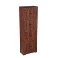 thumbnail image 4 of 72.4"H Tall Storage Cabinet,Wood Pantry Cabinet Freestanding Storage Organizer with 8 Doors and 4 Shelves for Kitchen,Dining Room,Living Room,Walnut, 4 of 7