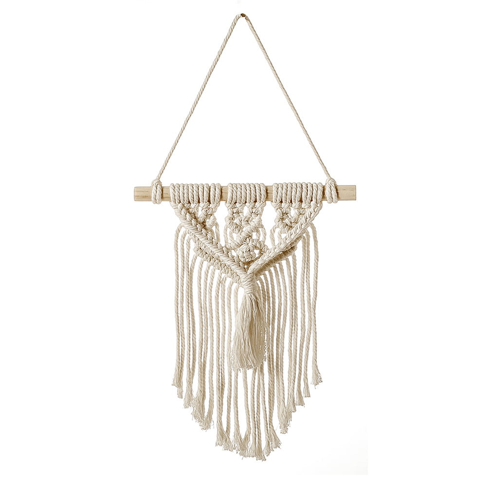 Cotton Rope Dream Catcher Pendant Wall Hanging Tapestry Retro Hand-Woven Decor