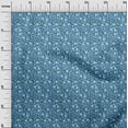 thumbnail image 2 of oneOone Polyester Lycra Teal Blue Fabric Batik Craft Projects Decor Fabric Printed By The Yard 56 Inch Wide - LY, 2 of 4