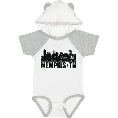 

Inktastic Memphis City Skyline with Grunge Gift Baby Boy or Baby Girl Bodysuit