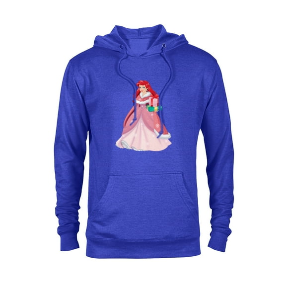 Disney Princess The Little Mermaid Ariel Christmas Gown - Pullover Hoodie for Adults - Customized-Royal