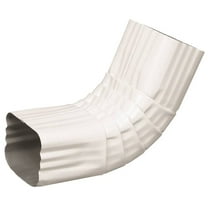 Amerimax Home Products 27064 Aluminum Gutter Elbow - White