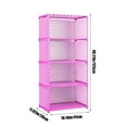 thumbnail image 3 of Ovzne Simples Multi Layer Assembly Bookshelf Children's Free Combination Multifunctional Storage Organization And Storage Bookshelf DIY Shelf On Clearance, 3 of 6