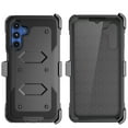 thumbnail image 6 of Takfox Case For Samsung Galaxy A15 5G ,Shockproof Heavy Duty Rugged Locking Swivel Holster Belt Clip Kickstand Full Body Hard Shell Phone Cover Case,Black, 6 of 7