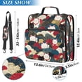 thumbnail image 2 of FORMRS Zipper Binder with Shoulder Strap 2-inch Ring 500 Sheet Capacity File Bag, White Lucky Cat, 2 of 5