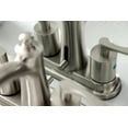 thumbnail image 4 of Kingston Brass FB7628SVL 4" Centerset Bathroom Faucet with Retail Pop-Up, Brushed Nickel, 4 of 5