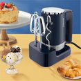 thumbnail image 3 of Jamark Electric Hand Mixer Stainless Steel 600w With Storage Base Kitchen Food Mixers Baking Eu Plug, 3 of 5