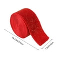 thumbnail image 4 of Cheapark Christmas Wired Ribbon Rolls - Versatile Gift Wrapping & Craft Design - Present Decor Ribbons For Christmas Crafts, Wrapping Decorations & Holiday Gift Styling, 4 of 6