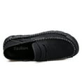thumbnail image 5 of Men's Casual Shoes Loafers Shoes Slip-On Walking Driving Shoes Comfortable Hand Stitching Non-Slip Loafer Shoes Moccasins Classic Black 11, 5 of 7