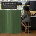 thumbnail image 6 of 4 ft. Short Bamboo Wave Screen Room Divider - Distressed Green, 6 of 7