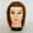 Brown, variant on Hair Mannequin with Human Hair for Barber and Hairdresser Training - Male Styling for Haircut, Braiding, and Cosmetology Practice