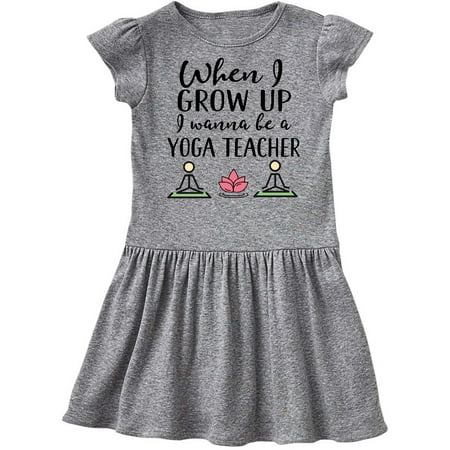 

Inktastic Future Yoga Teacher Instructor Gift Toddler Girl Dress
