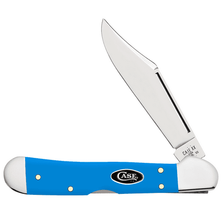 Case XX Knives Mini Copperlock Light Blue Synthetic Stainless Pocket Knife