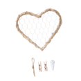 thumbnail image 4 of Lipstore Wall Grid Panel Wall Hanging Photo Display Heart Shaped Creative Photo Display L, 4 of 8