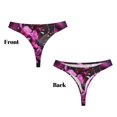 thumbnail image 3 of Balery Pink Blossoms Butterfly Tangas de Algodón para Mujer con Estampado – Ropa Interior Sexy, Transpirable, G-string-Small, 3 of 6